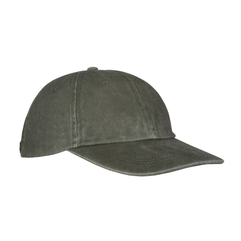 Gorra de béisbol de algodón lavado a la piedra de 260 g/m2, 6 paneles