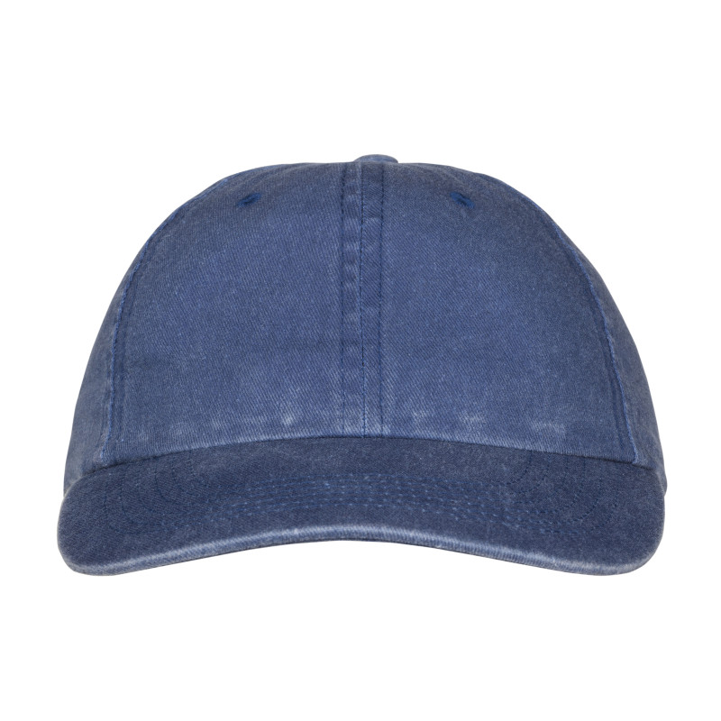 Gorra de béisbol de algodón lavado a la piedra de 260 g/m2, 6 paneles