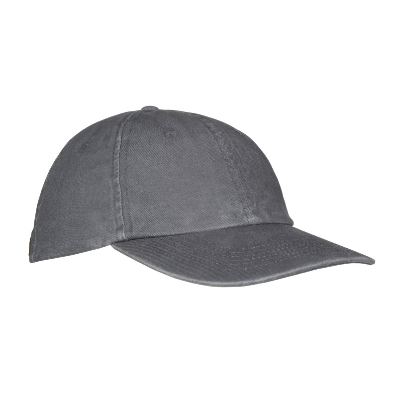 Gorra de béisbol de algodón lavado a la piedra de 260 g/m2, 6 paneles