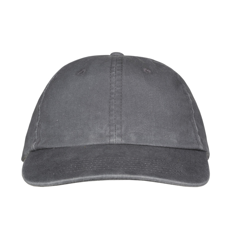 Gorra de béisbol de algodón lavado a la piedra de 260 g/m2, 6 paneles