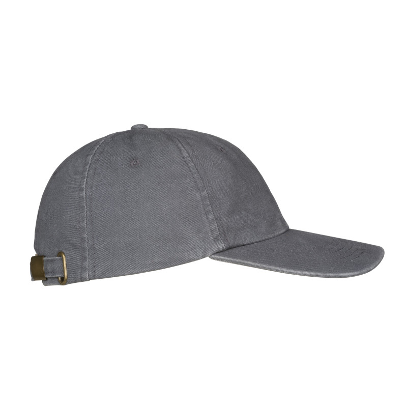 Gorra de béisbol de algodón lavado a la piedra de 260 g/m2, 6 paneles