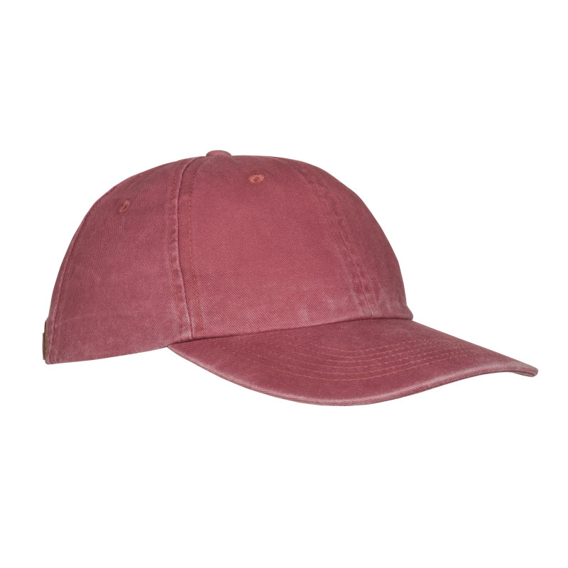 Gorra de béisbol de algodón lavado a la piedra de 260 g/m2, 6 paneles