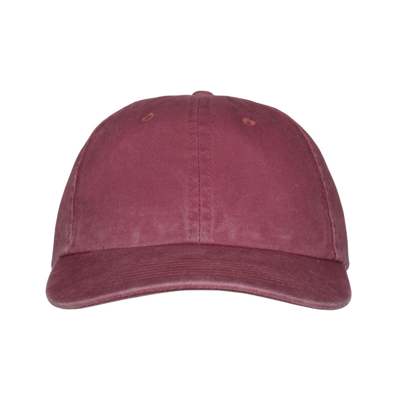 Gorra de béisbol de algodón lavado a la piedra de 260 g/m2, 6 paneles