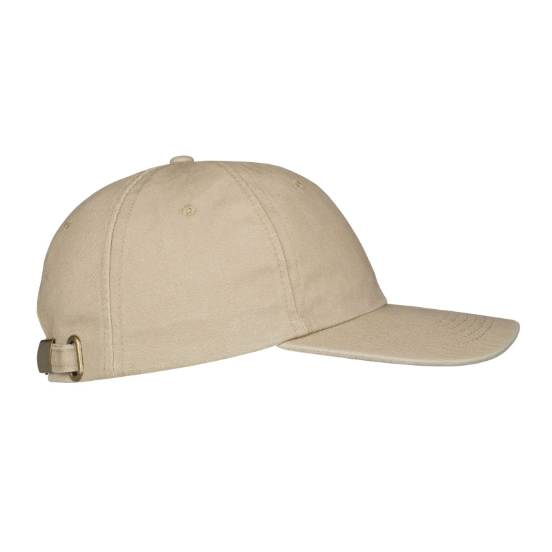 Gorra de béisbol de algodón lavado a la piedra de 260 g/m2, 6 paneles