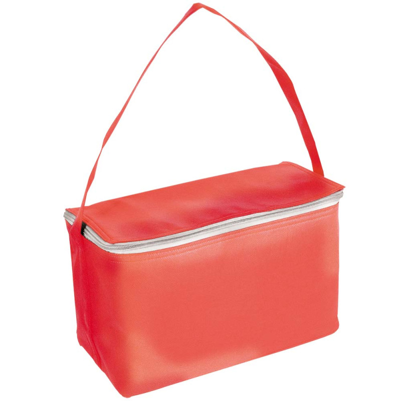 Bolsa isotérmica con cinta de transporte.