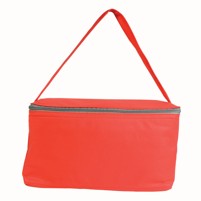 Bolsa isotérmica con cinta de transporte.