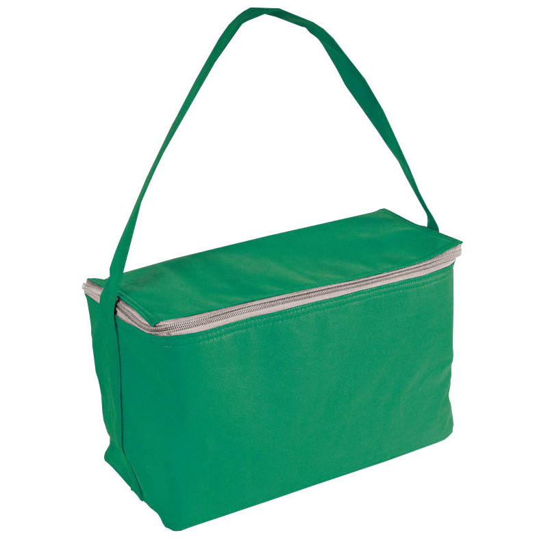 Bolsa isotérmica con cinta de transporte.
