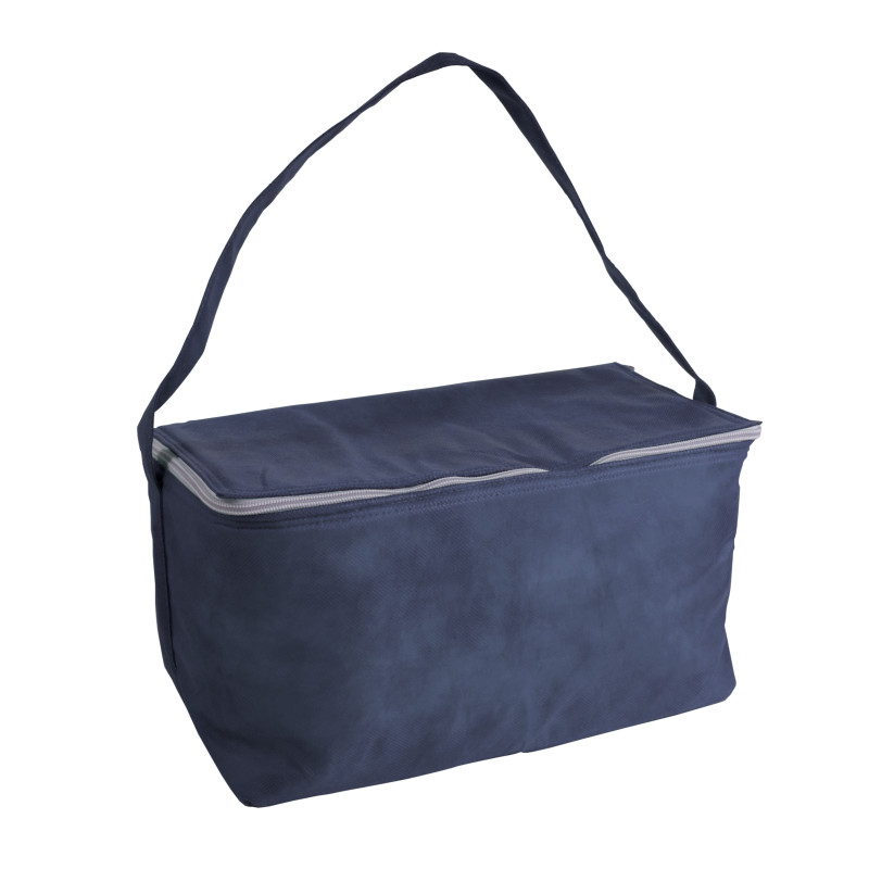 Bolsa isotérmica con cinta de transporte.