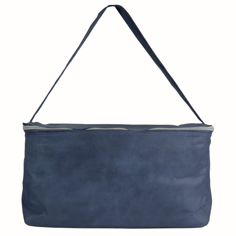 Bolsa isotérmica con cinta de transporte.