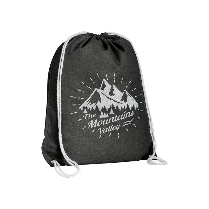 Mochila de algodón 135 g/m2 con esquinas reforzadas