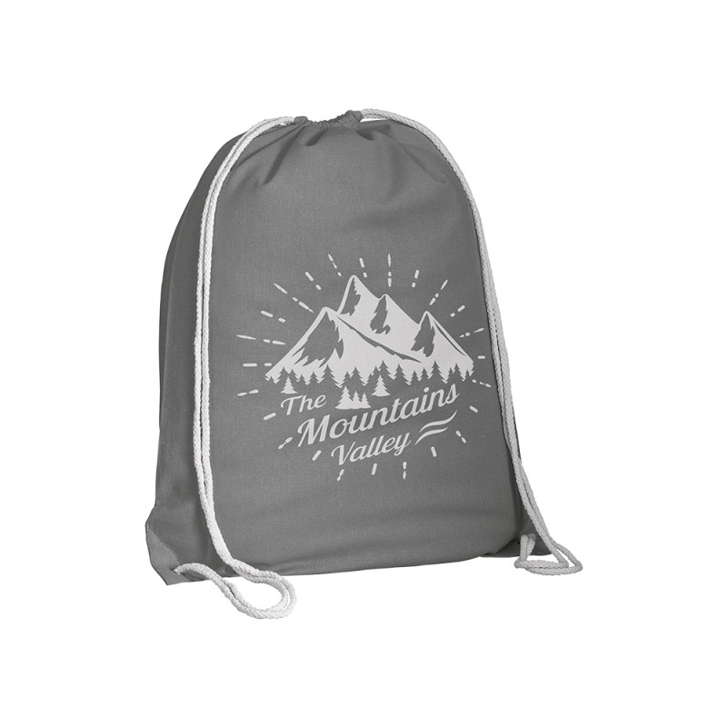 Mochila de algodón 135 g/m2 con esquinas reforzadas