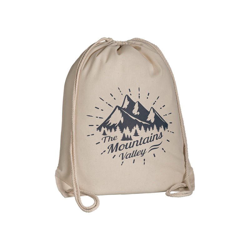 Mochila de algodón con esquinas reforzadas