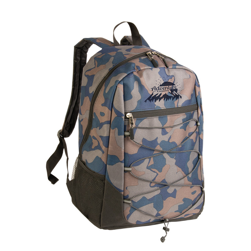 Mochila de poliéster 600D con espalda acolchada y espalda elástica