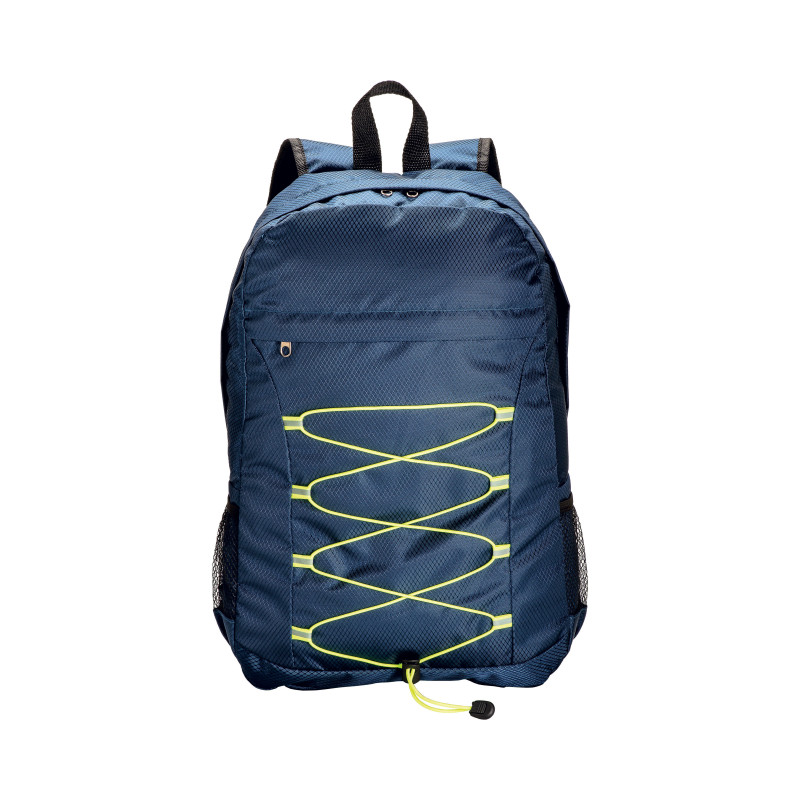 Mochila de poliéster 210D RIPSTOP plegable con 4 bolsillos