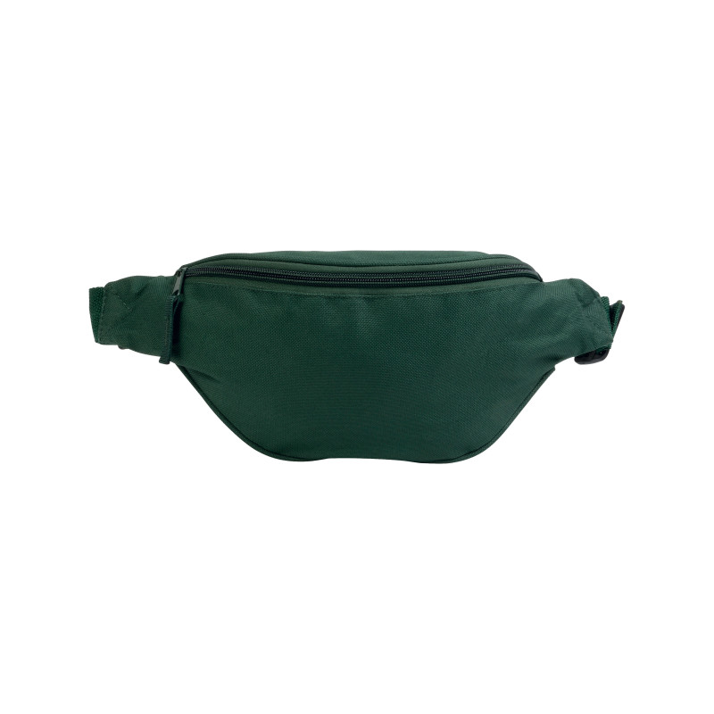Bolso de cintura de poliéster 600D con 1 bolsillo, cinturón ajustable con cierre de clip