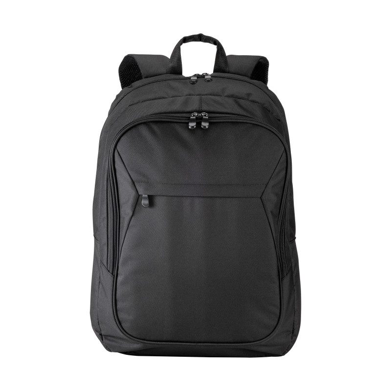 Mochila de ordenador de 17 pulgadas de poliéster 300D con tres bolsillos