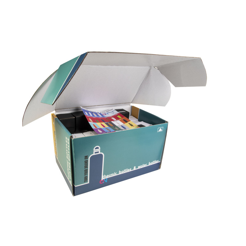 Caja de muestreo para frascos y botellas térmicas