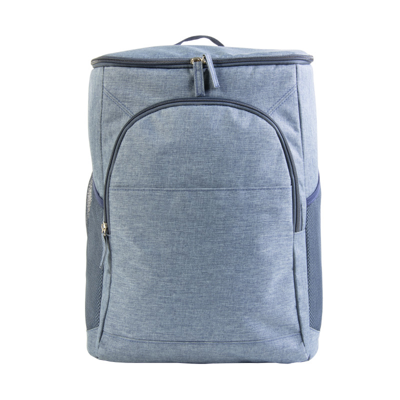 Mochila nevera en poliéster 300D jaspeado, interior acolchado de PEVA
