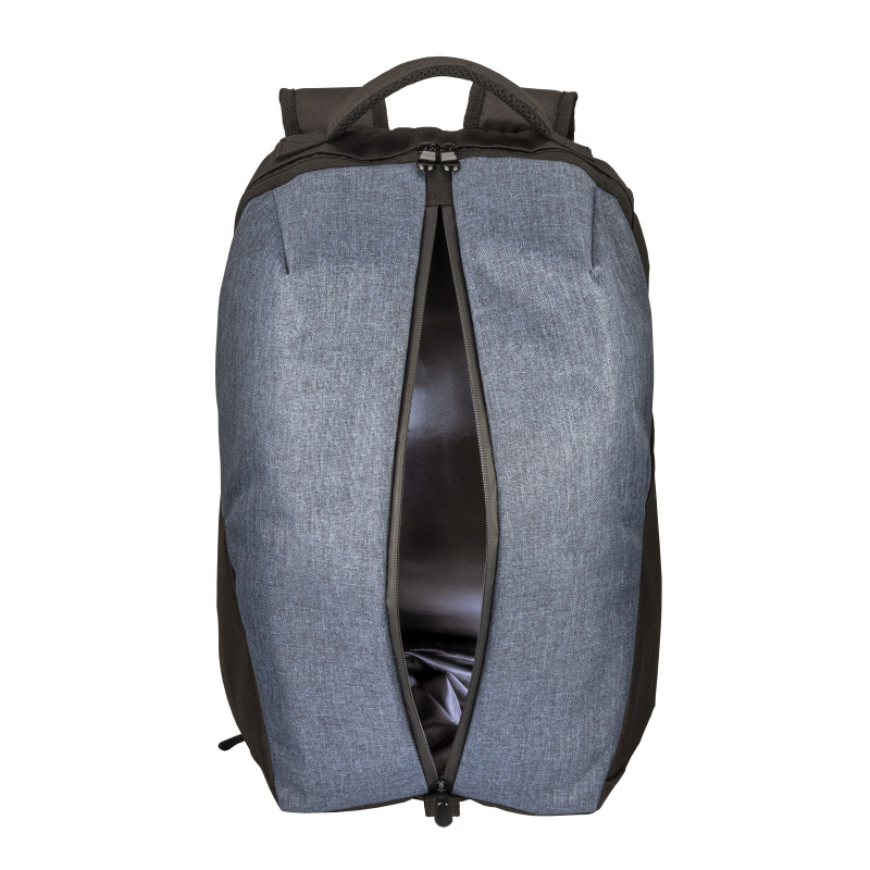 Mochila deportiva de poliéster 600D melange, con bolsillo para portátil (15").