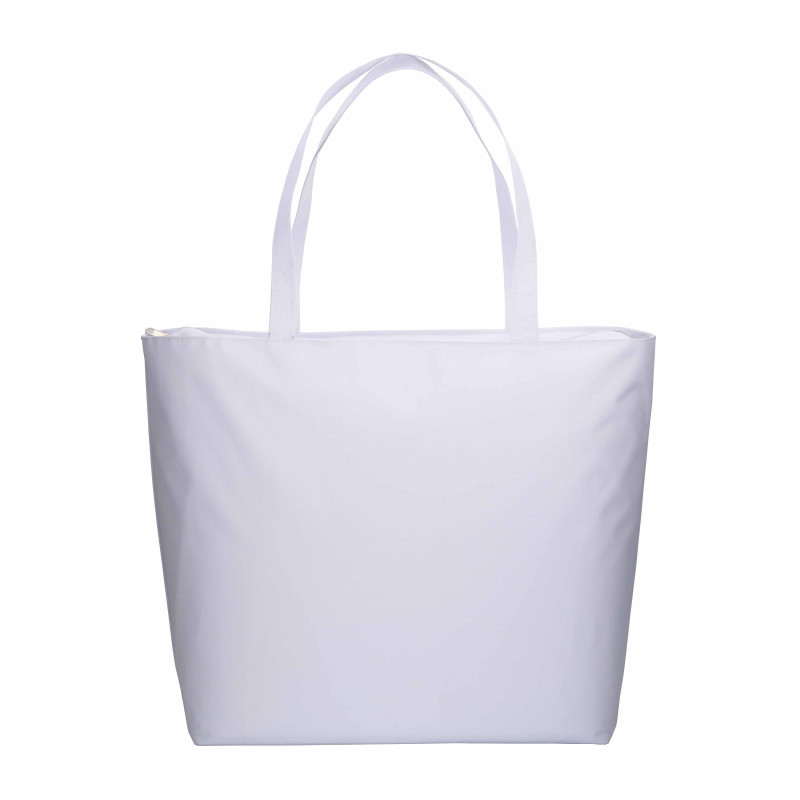 Bolso de playa en poliéster 300D con asas largas