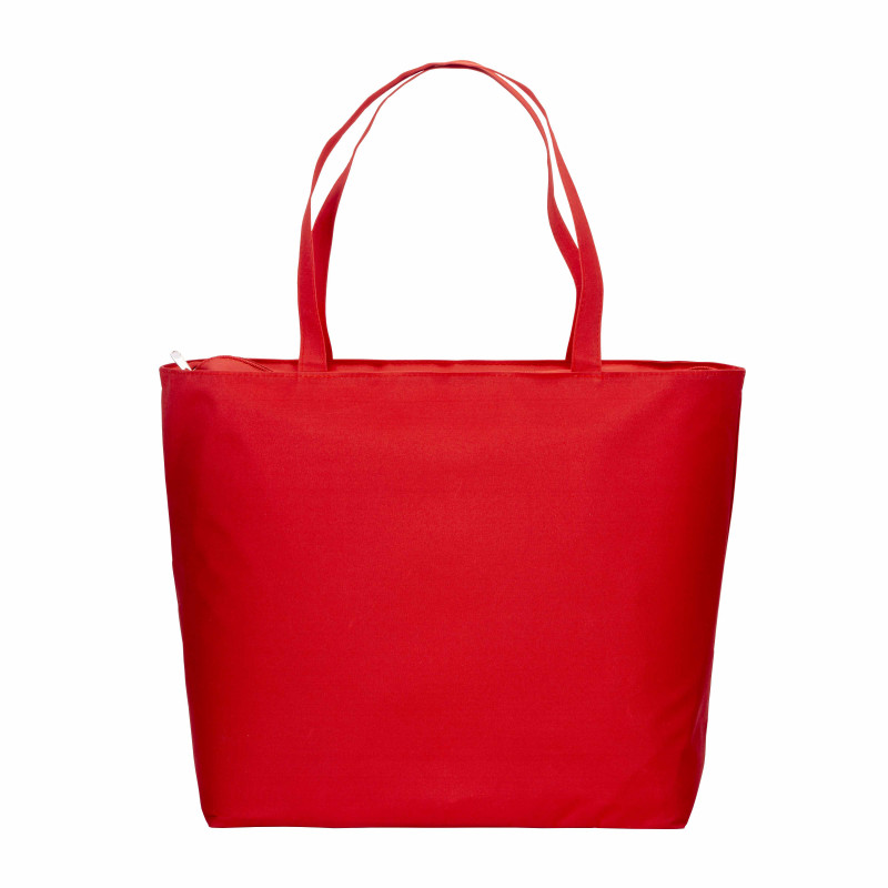 Bolso de playa en poliéster 300D con asas largas