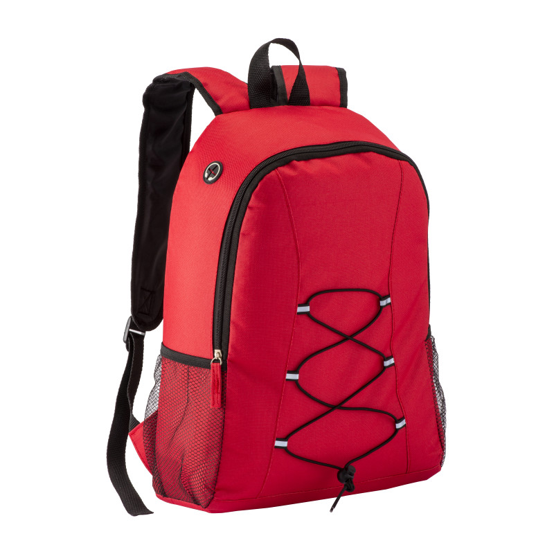 Mochila de poliéster 600D con salida de auriculares