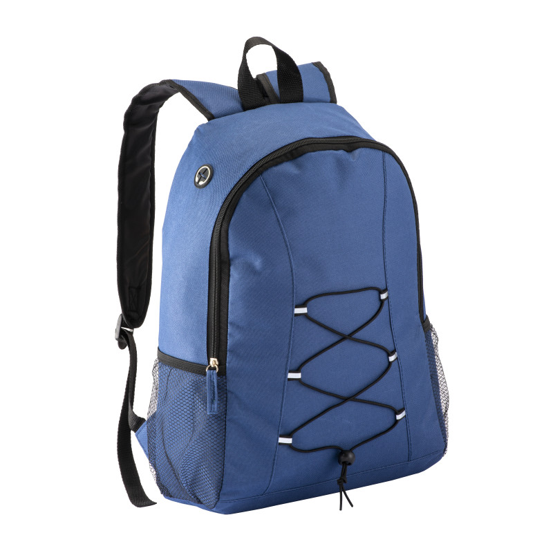Mochila de poliéster 600D con salida de auriculares