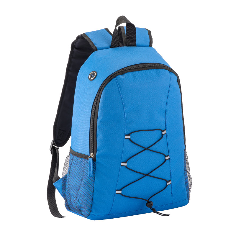 Mochila de poliéster 600D con salida de auriculares