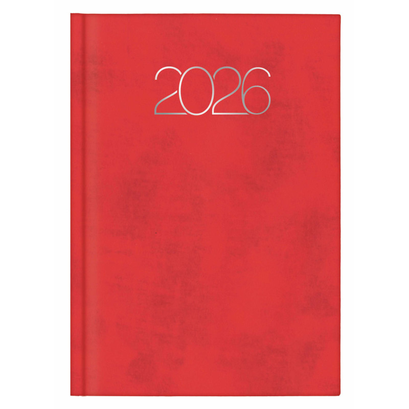 D07-Dietario Base 58-Premium 755-Rojo