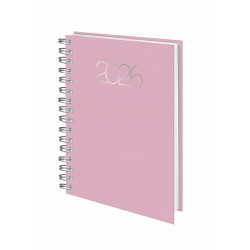 D08-Dietario Base Wire'o 58-Premium B23-Rosa