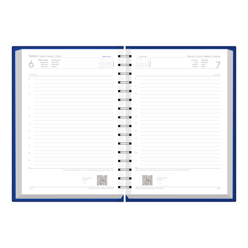 D08-Dietario Base Wire'o VA-Lovere B40-Azul