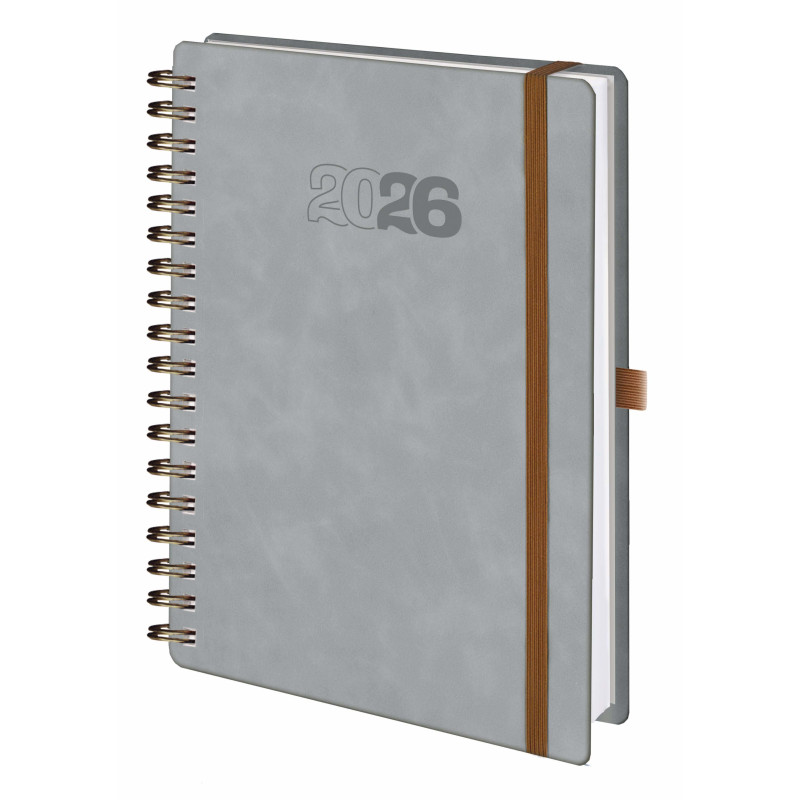 D13-Agenda Dia Wire'o - 4C-Chia Elegant - C14-Gris