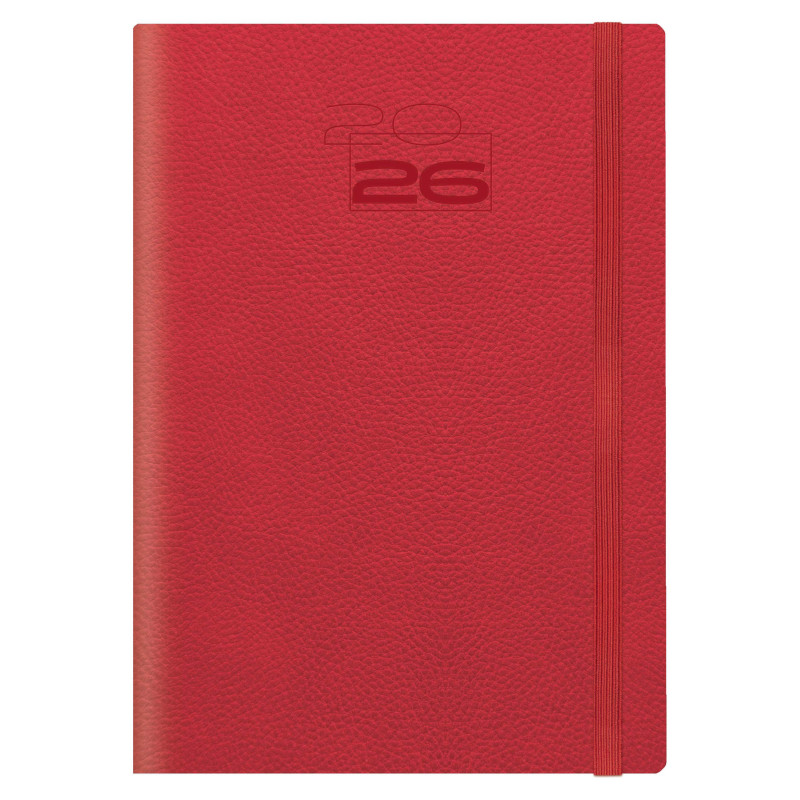 E08-Dietario Base - 8Q-Loreto Supple - A80-Rojo