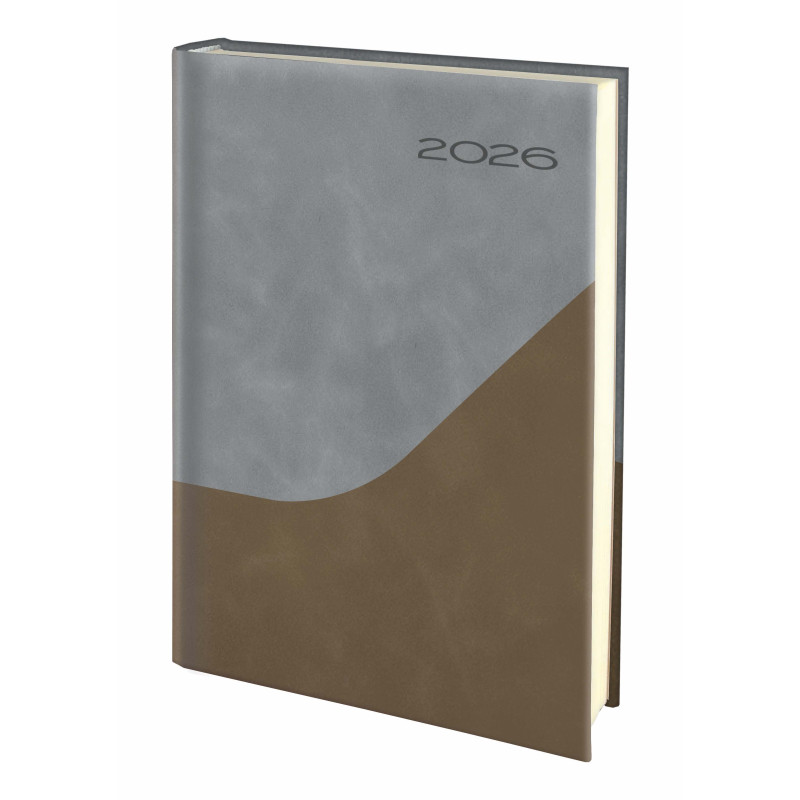 E11-Agenda Dia - AS-Pula - H50-Marron-Gris