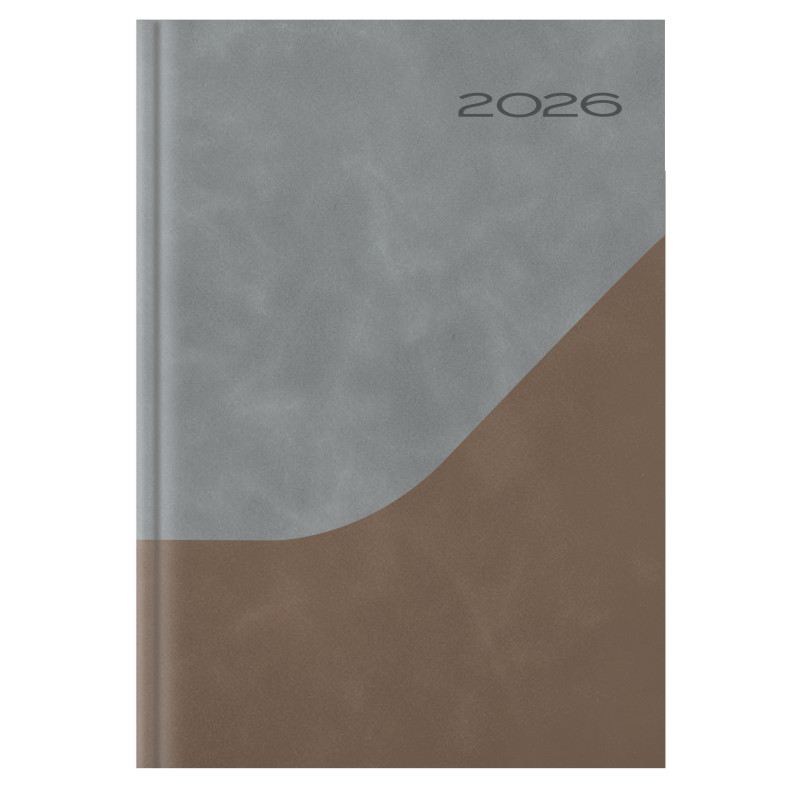 E11-Agenda Dia - AS-Pula - H50-Marron-Gris
