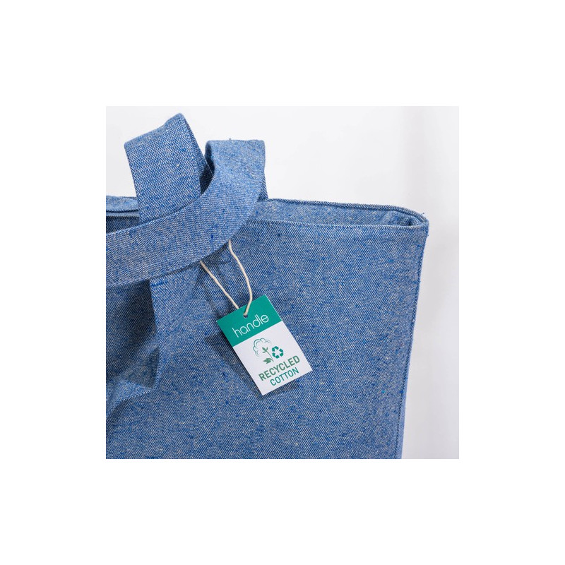 Bolsa con fuelle de algodón reciclado, 280