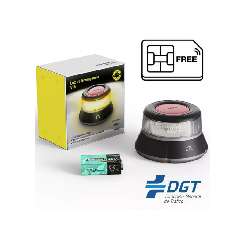 Baliza V16 conectada homologada por la DGT