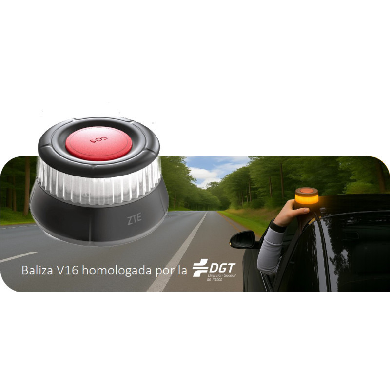 Baliza V16 conectada homologada por la DGT