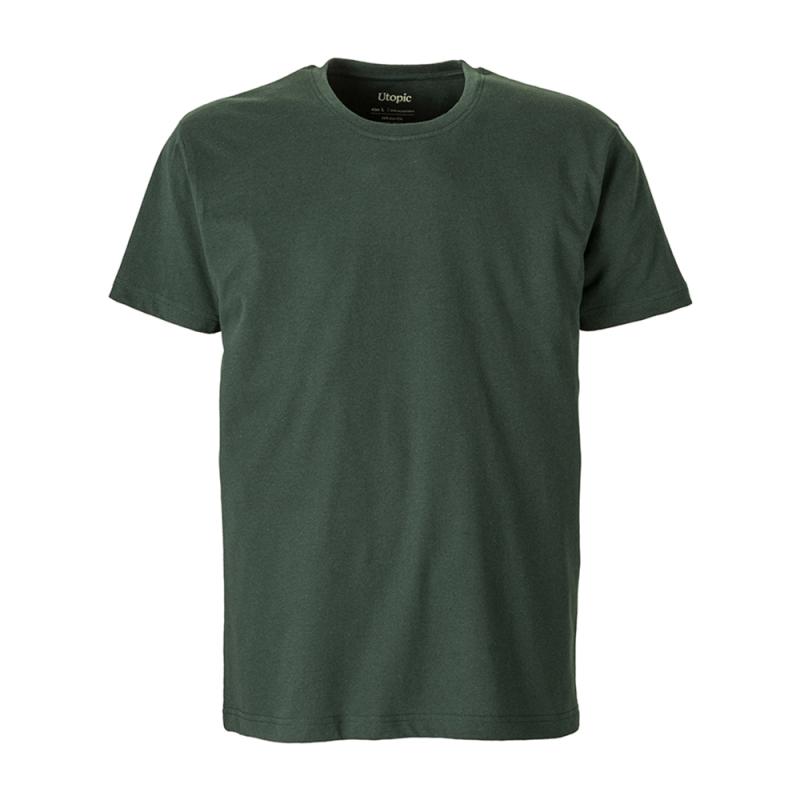 Camiseta de hombre en algodón 100% orgánico 145 gr/m2 (tallas xs a xxl)