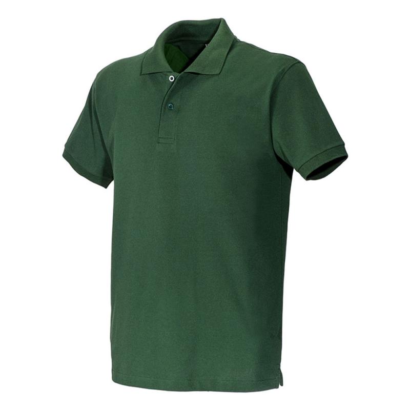 Polo de piqué de algodón reciclado (tallas xs a xxl)