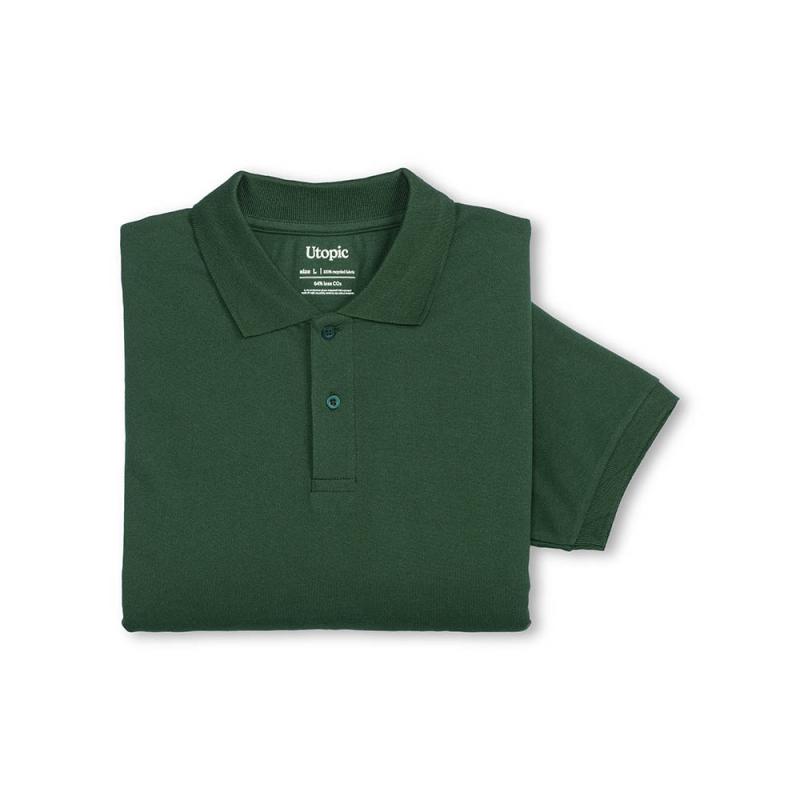 Polo de piqué de algodón reciclado (tallas xs a xxl)