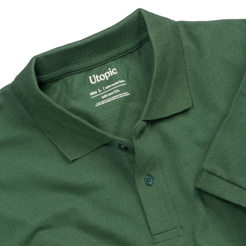 Polo de piqué de algodón reciclado (tallas xs a xxl)
