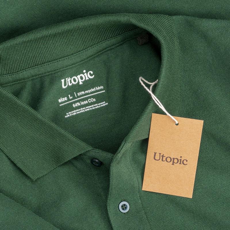 Polo de piqué de algodón reciclado (tallas xs a xxl)