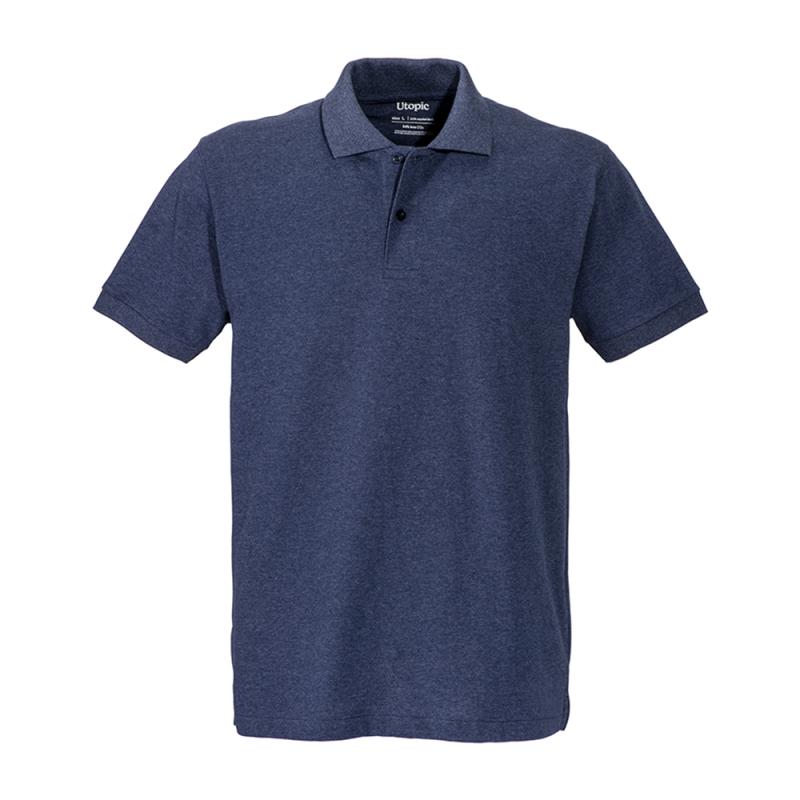 Polo de piqué de algodón reciclado (tallas xs a xxl)