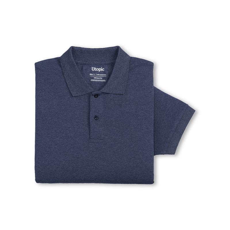 Polo de piqué de algodón reciclado (tallas xs a xxl)