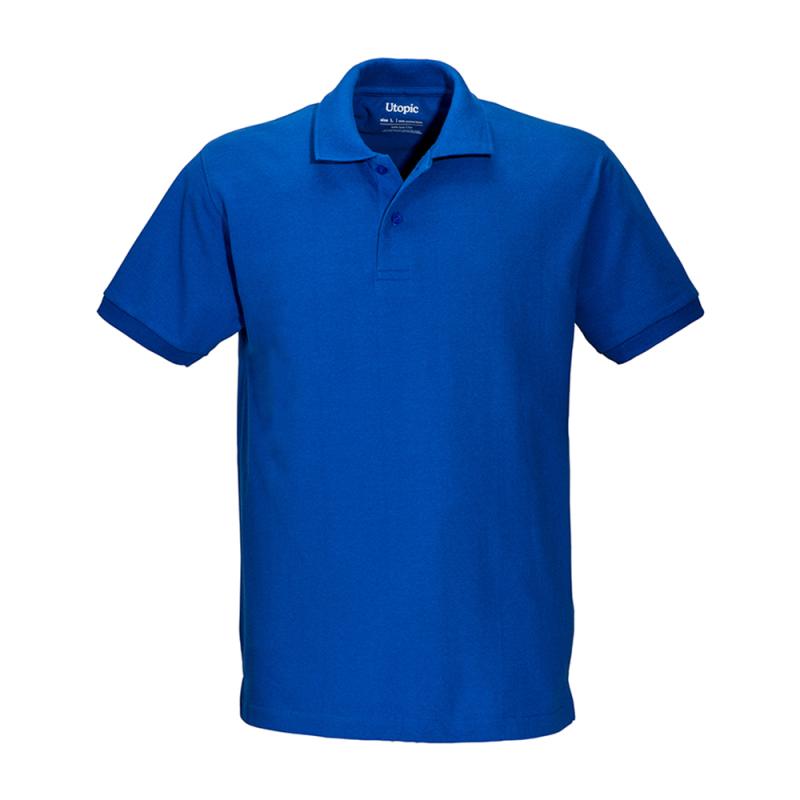 Polo de piqué de algodón reciclado (tallas xs a xxl)