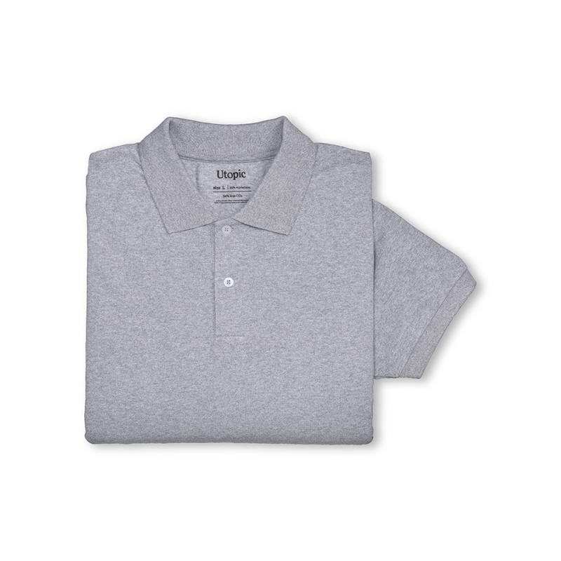 Polo de piqué de algodón reciclado (tallas xs a xxl)