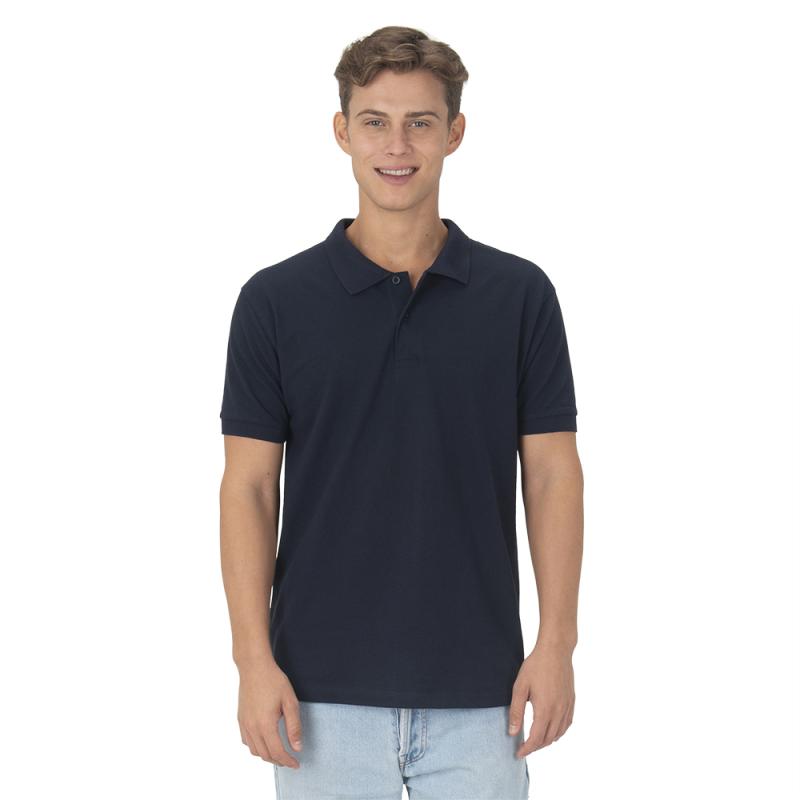 Polo de piqué de algodón reciclado (tallas xs a xxl)