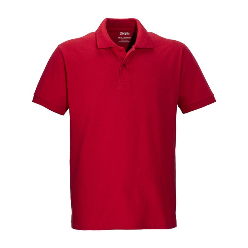 Polo de piqué de algodón reciclado (tallas xs a xxl)