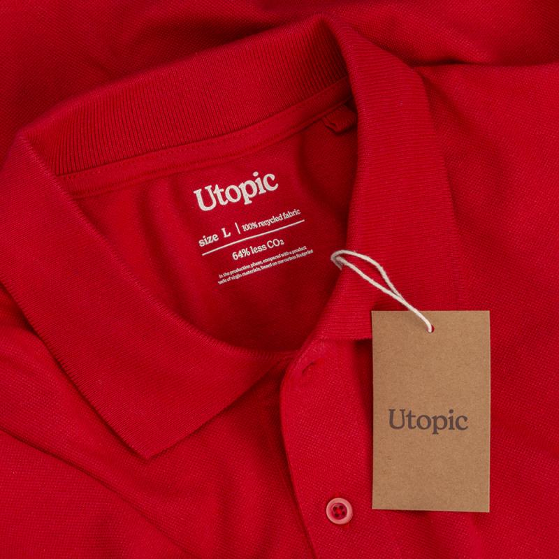 Polo de piqué de algodón reciclado (tallas xs a xxl)